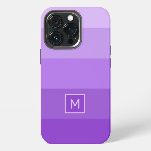 Lilac Strepen op maat gemaakte telefoonhoesjes met iPhone Hoesje (Achterkant)