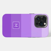 Lilac Strepen op maat gemaakte telefoonhoesjes met iPhone Hoesje (Achterkant horizontaal)