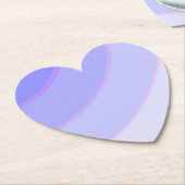 Lilac Swirls Papier Coaster Kartonnen Onderzetters (Gekanteld)