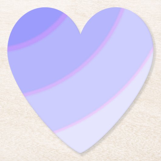 Lilac Swirls Papier Coaster Kartonnen Onderzetters (Voorkant)