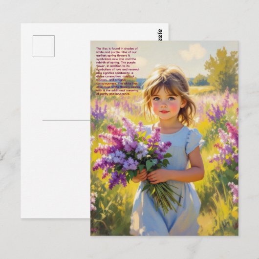 Lilac Symbolism Briefkaart (Voorkant / Achterkant)