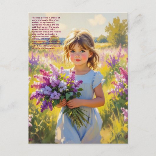 Lilac Symbolism Briefkaart (Voorkant)