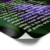 Lilac Symbolism Perfect Poster (Hoek)