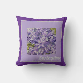 Lilac Throw Pillow Kussen