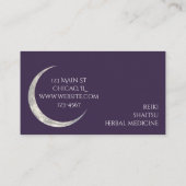 Lilac & Triple Moon business card Visitekaartje (Achterkant)