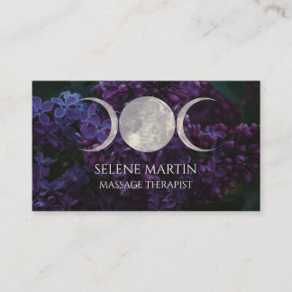Lilac & Triple Moon business card Visitekaartje