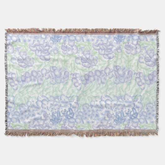Lilac Watercolor Design Deken (Voorkant)