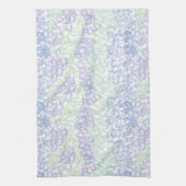 Lilac Watercolor Design Theedoek (Verticaal)
