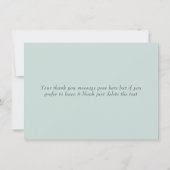 Lilac Waterverf Bloemen Bruiloft Bedankkaart (Achterkant)