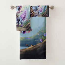 Lilac Whisper – Betoverde Boswachter. Bad Handdoek