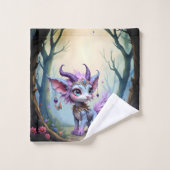 Lilac Whisper – Betoverde Boswachter. Bad Handdoek (Wasdoekje)