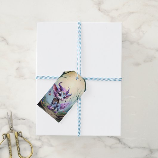 Lilac Whisper – Betoverde Boswachter. Cadeaulabel (Met Touw)