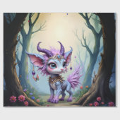 Lilac Whisper – Betoverde Boswachter. Cadeaupapier (Vlak)