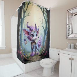Lilac Whisper – Betoverde Boswachter. Douchegordijn