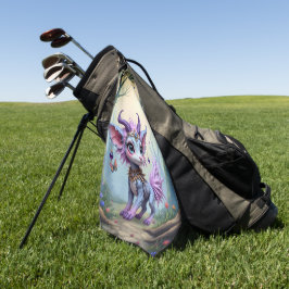 Lilac Whisper – Betoverde Boswachter. Golfhanddoek