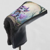 Lilac Whisper – Betoverde Boswachter. Golfheadcover (3/4 voorkant)