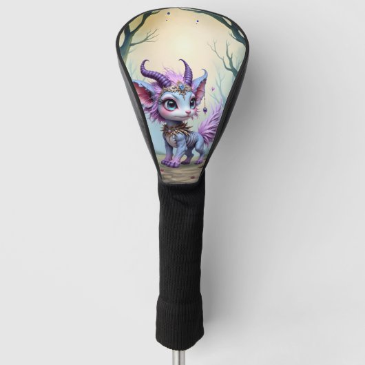 Lilac Whisper – Betoverde Boswachter. Golfheadcover (Voorkant)