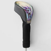 Lilac Whisper – Betoverde Boswachter. Golfheadcover (Schuin)
