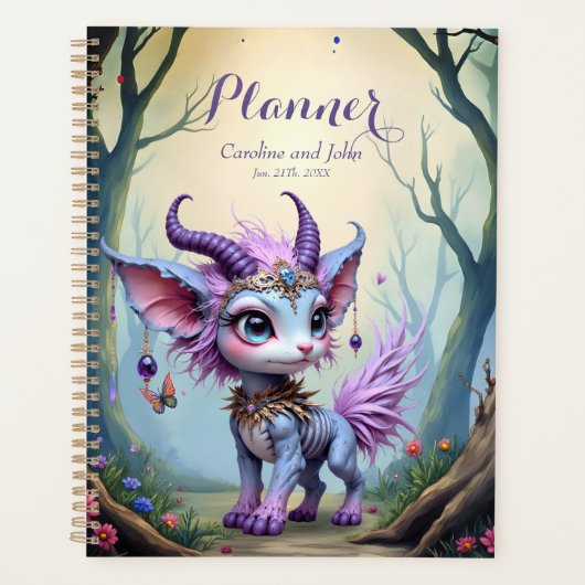 Lilac Whisper – Betoverde Boswachter.  Planner (Voorkant)