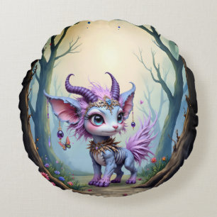 Lilac Whisper – Betoverde Boswachter. Rond Kussen