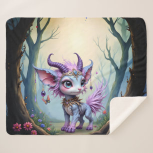 Lilac Whisper – Betoverde Boswachter.  Sherpa Deken