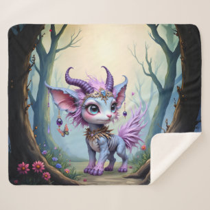 Lilac Whisper – Betoverde Boswachter.  Sherpa Deken