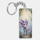 Lilac Whisper – Betoverde Boswachter.  Sleutelhanger (Voorkant Links)