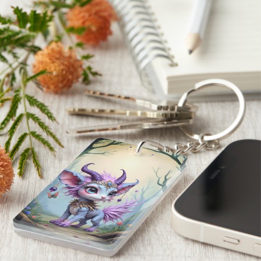 Lilac Whisper – Betoverde Boswachter.  Sleutelhanger (Voorkant Rechts)