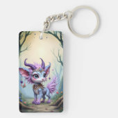 Lilac Whisper – Betoverde Boswachter.  Sleutelhanger (achterkant)