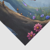 Lilac Whisper – Betoverde Boswachter. Tissuepapier (Detail)
