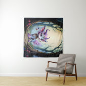Lilac Whisper – Betoverde Boswachter.  Wandkleed (In Situ (horizontaal))