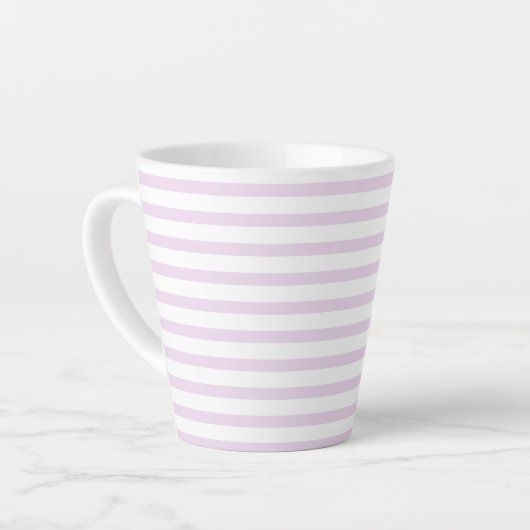 lilac-white –zweifarbig two-tone pastel latte mok (Linkerhoek)