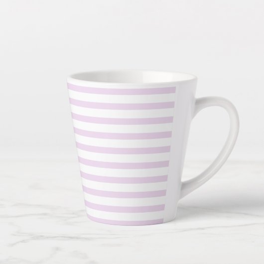 lilac-white –zweifarbig two-tone pastel latte mok (Rechts)