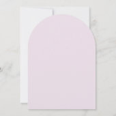 Lilac Wisteria Boog Eerste Communie Kaart (Achterkant)