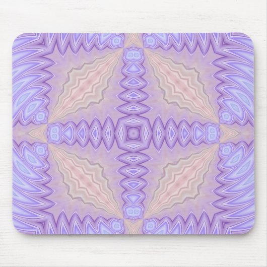 Lilac Zijde Abstract Twee Kerstcadeau Muismat (Voorkant)