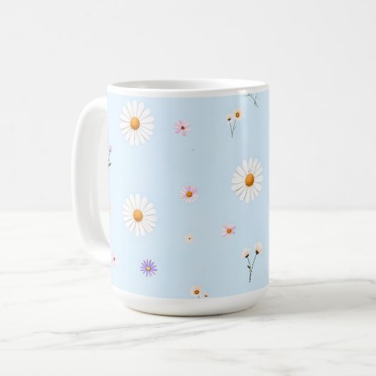 Lilacbloemetjes Koffiemok (Voorkant links)