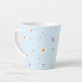 Lilacbloemetjes Latte Mok (Linkerhoek)