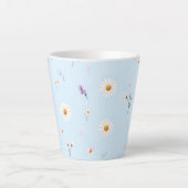 Lilacbloemetjes Latte Mok (Voorkant)