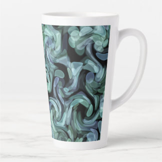 LilacBlue Swirl Waterverf II Latte Mok