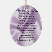    LilacGodmoeder Poem Keramisch Ornament (Rechts)