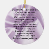    LilacGodmoeder Poem Keramisch Ornament (Voorkant)