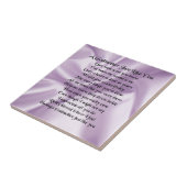    LilacGodmoeder Poem Tegeltje (Zijkant)