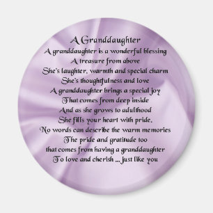    lilacGranddochter Poem Magneet