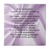    lilacGranddochter Poem Tegeltje (Voorkant)