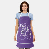 LIlach liefde Schort (Gedragen)