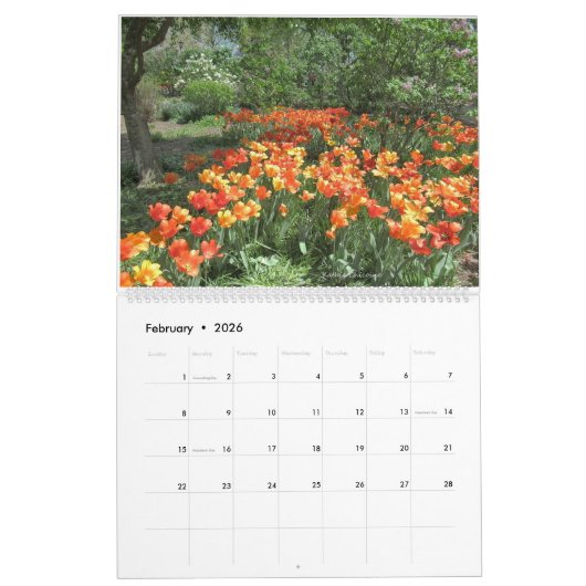 Lilacia Park 2025 Kalender (Feb 2026)