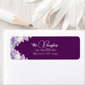 Lilacs and Lavender Return Address Label (Insitu)