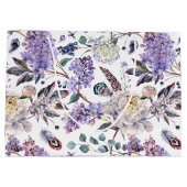 Lilacs and Peonies Floral Groot Cadeauzakje (Achterkant)