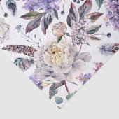 Lilacs and Peonies Floral Tissuepapier (Detail)