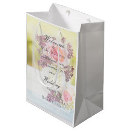 Lilacs and Rozen Vintage Wedding Medium Cadeauzakje